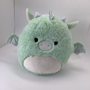 Squishmallows Fuzzamallow Drew Dragon 14" plush toy‎